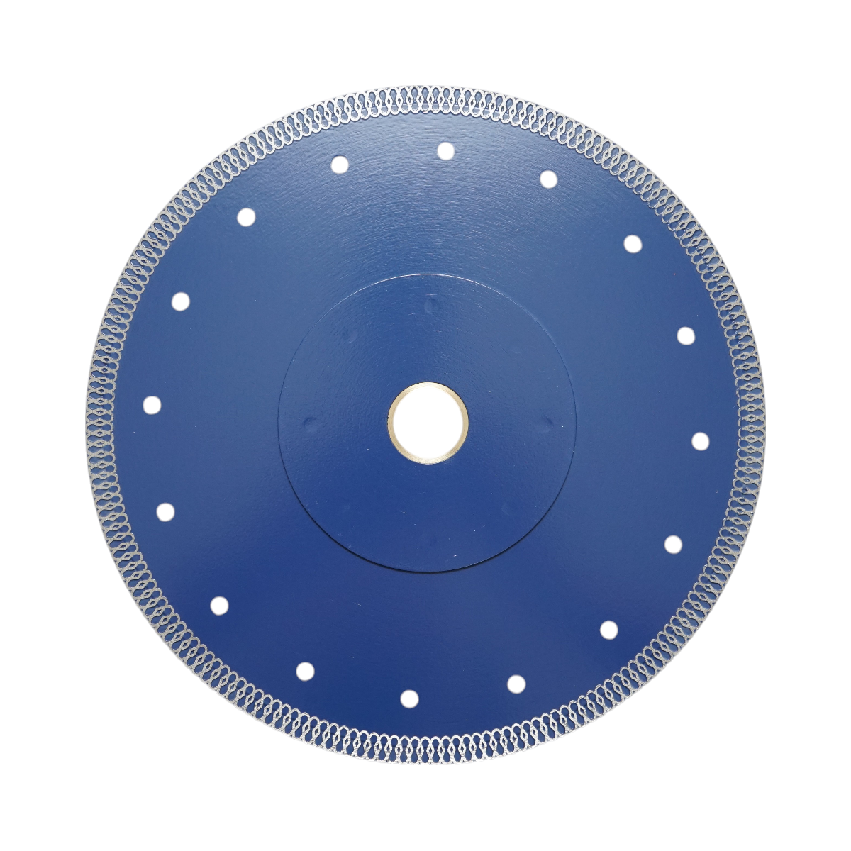 Disco diamantato turbo continuo 250x30/25,4 mm, segmento 10 mm per piastrelle, maiolica, ceramica dura Breckner Germany - immagine 2