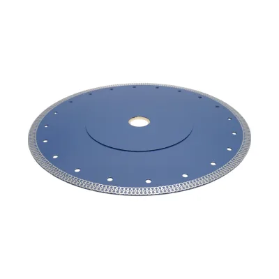 Disco diamantato turbo continuo 300x30/25,4 mm, segmento 10 mm per piastrelle, maiolica, ceramica dura Breckner Germany - immagine 4