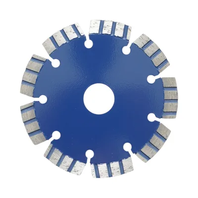 Disco diamantato turbo segmentato 115x22,23 mm, segmento 10 mm per cemento armato, pietra dura, autobloccanti Breckner Germany - immagine 2
