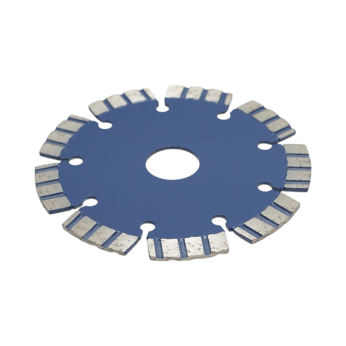 Disco diamantato turbo segmentato 115x22,23 mm, segmento 10 mm per cemento armato, pietra dura, autobloccanti Breckner Germany - immagine 4