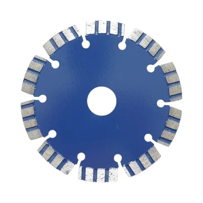 Disco diamantato turbo segmentato 125x22,23 mm, segmento 10 mm per cemento armato, pietra dura, autobloccanti Breckner Germany - immagine 2