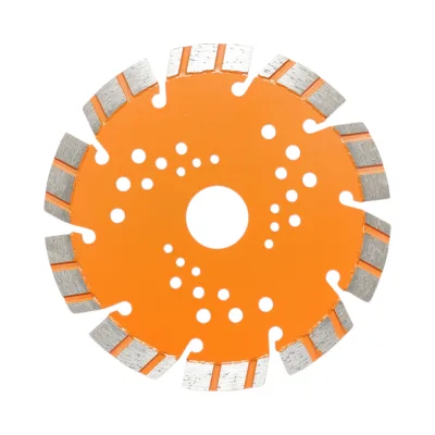 Disco diamantato turbo segmentato 125x22,23 mm, segmento da 10 mm per taglio di cemento armato, pietra dura, pavimentazioni e blocchi in cemento Breckner Germany - immagine 2