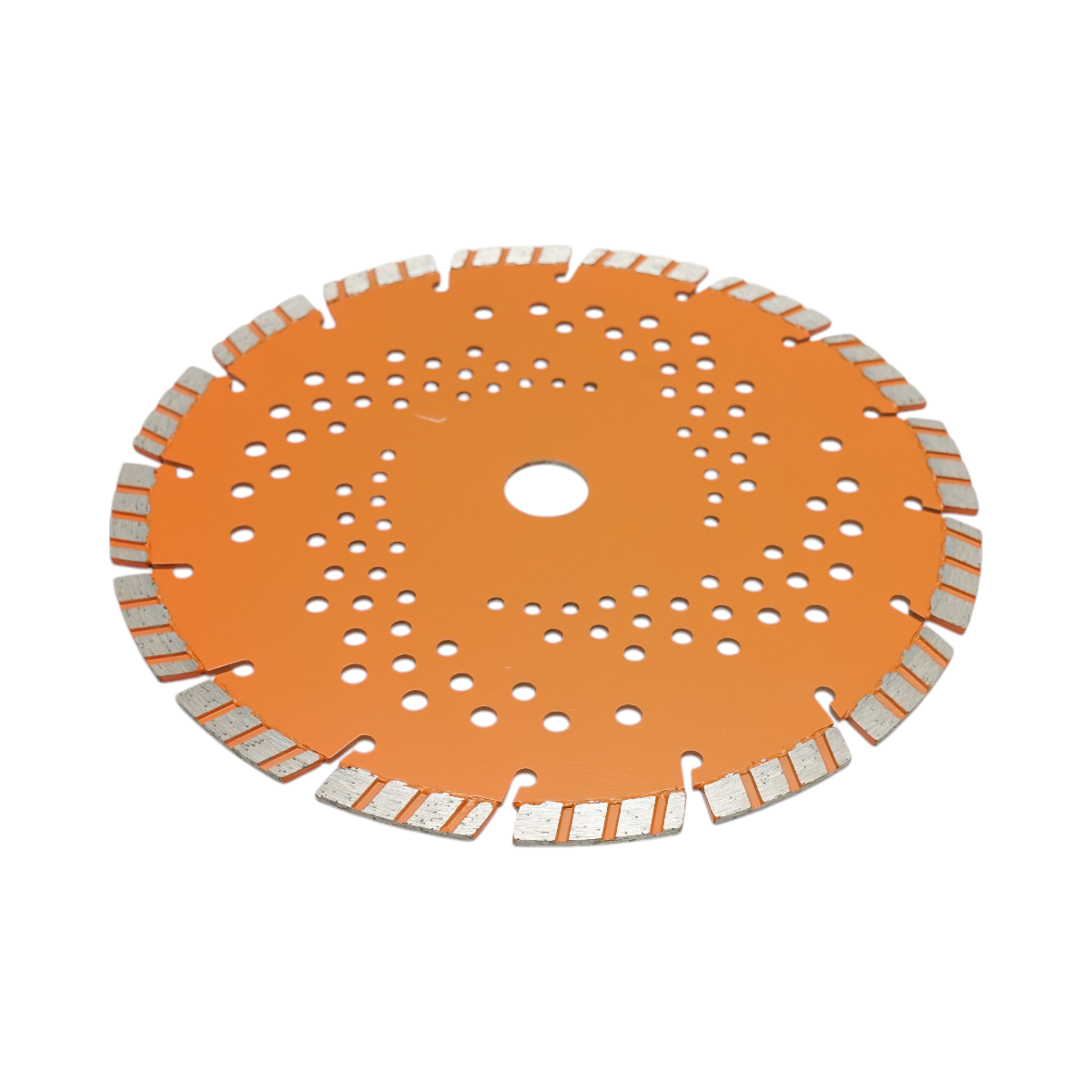 Disco diamantato turbo segmentato 230x22,23 mm, segmento 10 mm per cemento armato, pavimentazioni, archi, pietra dura Breckner Germany - immagine 4