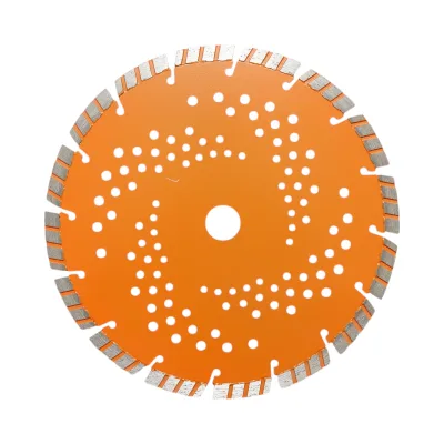 Disco diamantato turbo segmentato 230x22,23 mm, segmento 10 mm per cemento armato, pavimentazioni, archi, pietra dura Breckner Germany - immagine 2