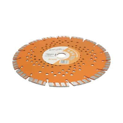 Disco diamantato turbo segmentato 230x22,23 mm, segmento 10 mm per cemento armato, pavimentazioni, archi, pietra dura Breckner Germany - immagine 3