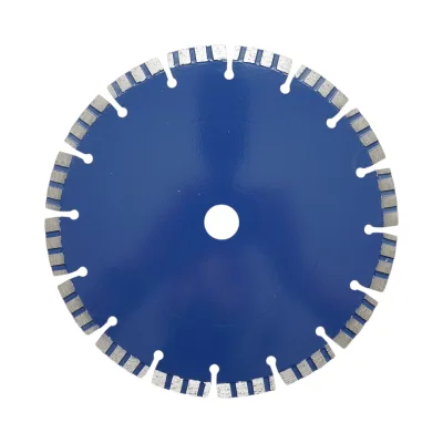 Disco diamantato turbo segmentato 230x22,23 mm, segmento 10 mm per cemento armato, pietra dura, autobloccanti Breckner Germany - immagine 2