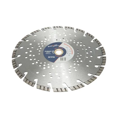 Disco diamantato turbo segmentato 300x30mm, segmento 10mm per cemento armato, pavimentazioni, archi, pietra dura Breckner Germany - immagine 3
