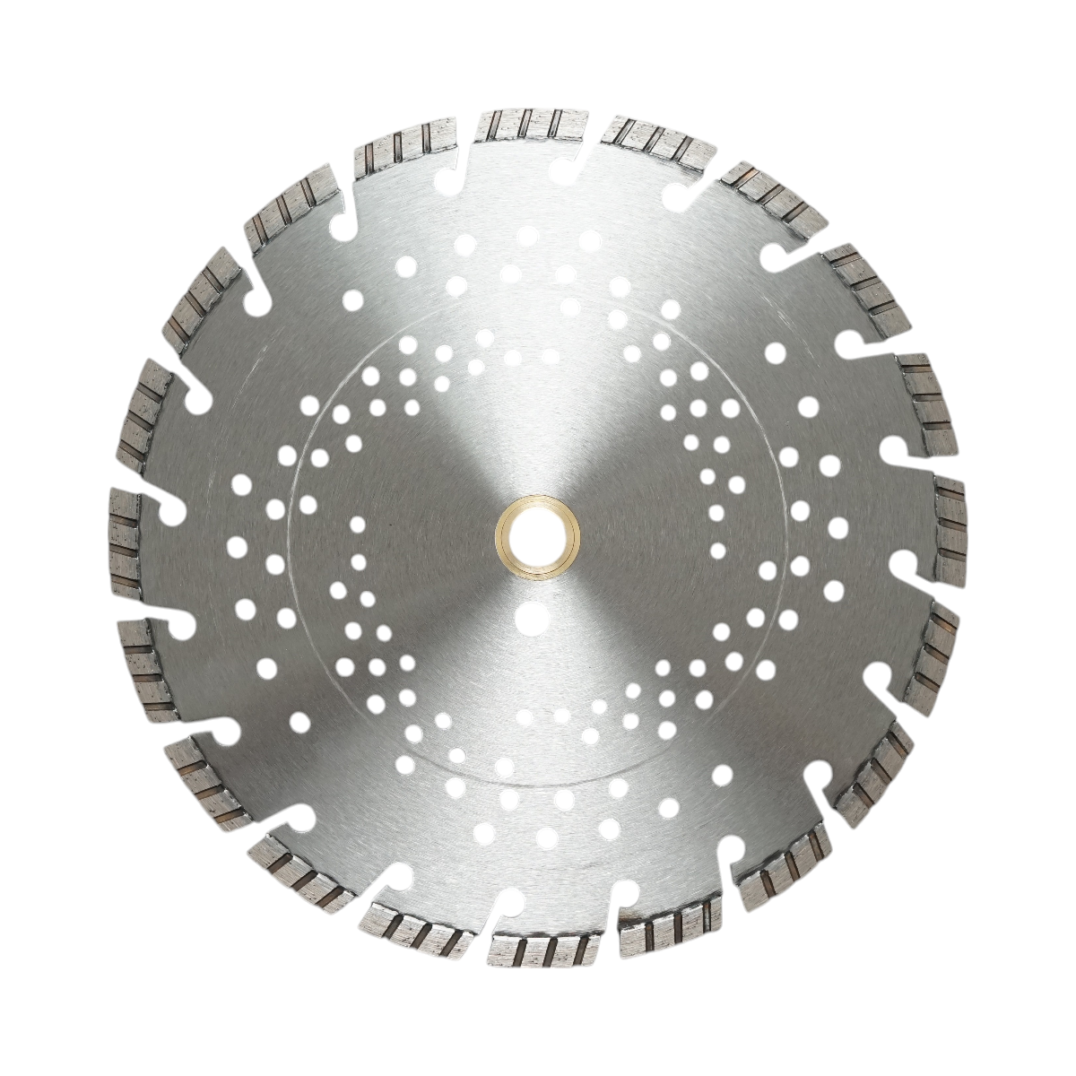 Disco diamantato turbo segmentato 300x30mm, segmento 10mm per cemento armato, pavimentazioni, archi, pietra dura Breckner Germany - immagine 2