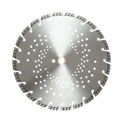 Disco diamantato turbo segmentato 350x30mm, segmento 10mm per cemento armato, pavimentazioni, archi, pietra dura Breckner Germany - immagine 2