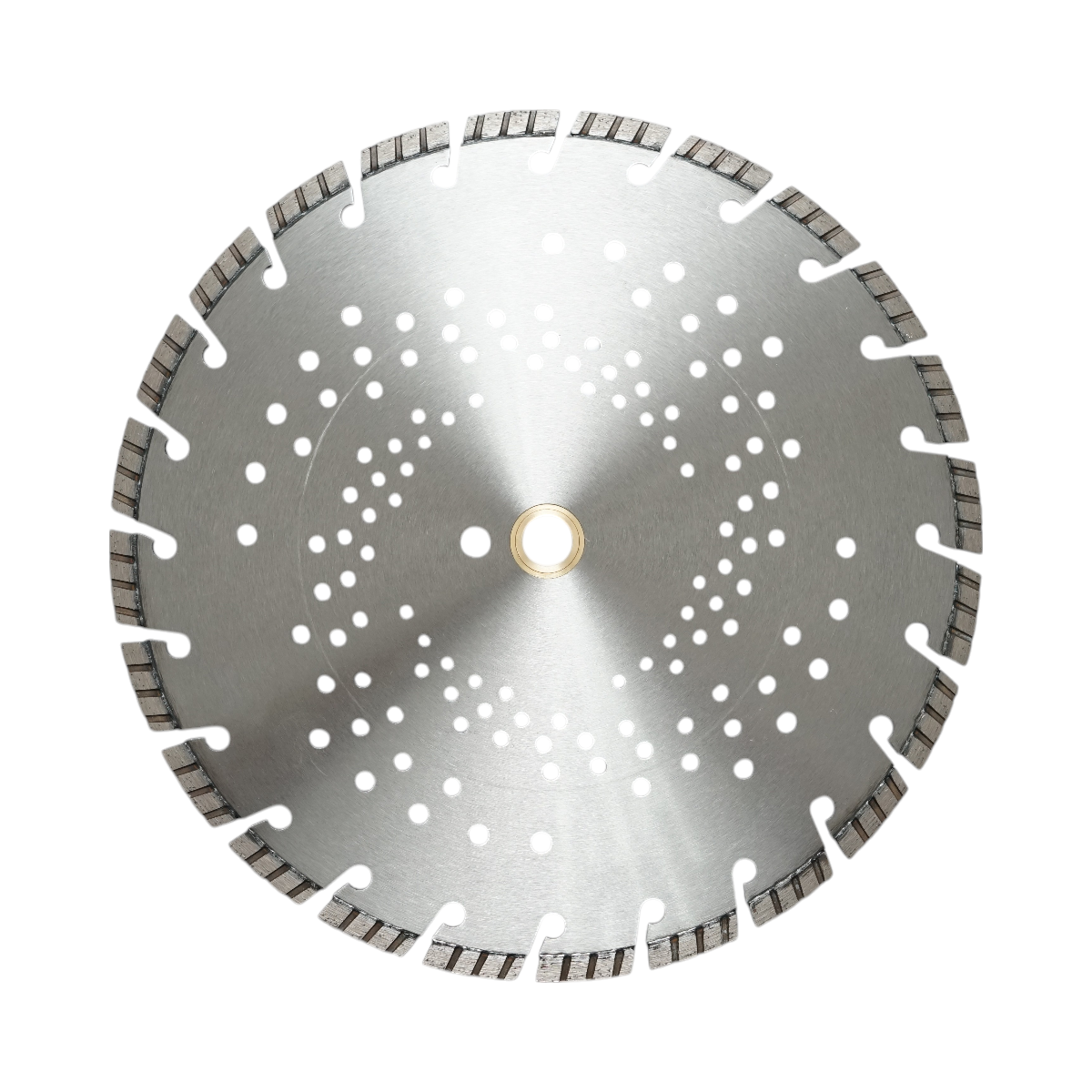 Disco diamantato turbo segmentato 350x30mm, segmento 10mm per cemento armato, pavimentazioni, archi, pietra dura Breckner Germany - immagine 2