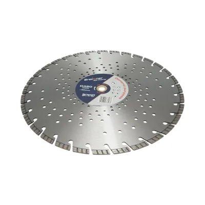 Disco diamantato turbo segmentato 450x30mm, segmento 10mm per cemento armato, pavimentazioni, archi, pietra dura Breckner Germany - immagine 3