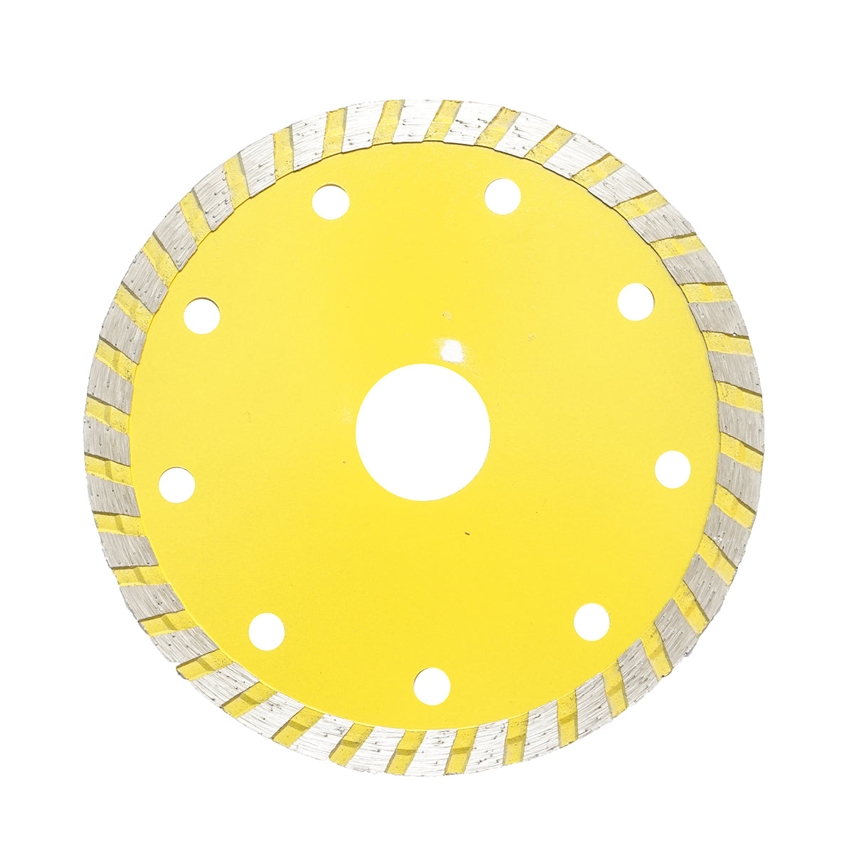 Disco diamantato turbo sinterizzato 115x22.23 mm, velocità massima 13.300 giri/min, taglio a umido/asciutto per pietra, gres, ceramica e marmo, Crownman - immagine 2