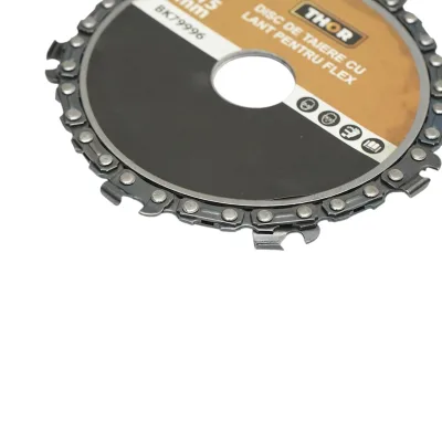 Disco flex catena motosega 115x22mm 9 denti per taglio legno THOR - immagine 3