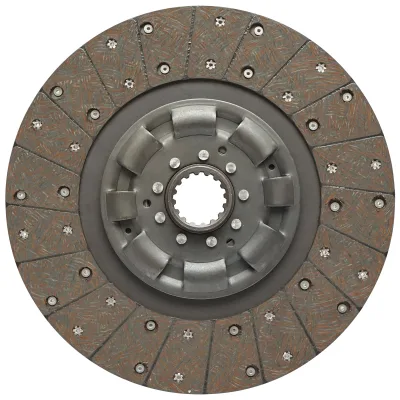 Disco frizione con ferodo e molla 16 scanalature per trattore forestale con motore Perkins - immagine 2