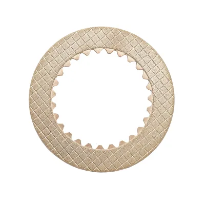 Disco frizione differenziale per John Deere Dimensioni: 85 × 53.2 / 58.2 × 3 mm Numero denti: 27 Codice OEM: RE271382