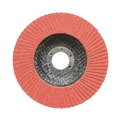 Disco lamellare abrasivo al corindone T27 CA100, 125x22mm per la levigatura/lucidatura di acciaio inossidabile e metallo Breckner Germany - immagine 2