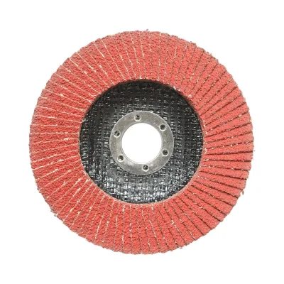 Disco lamellare abrasivo al corindone T27 CA40, 125x22mm per levigatura/lucidatura di acciaio inossidabile e metallo Breckner Germany - immagine 2