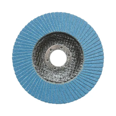 Disco lamellare in zirconia T27 ZA100, 125x22mm per levigatura/lucidatura di metalli e acciaio inossidabile Breckner Germany - immagine 2