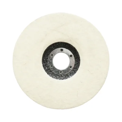Disco lucidante in feltro 125x12x22,23 mm, per lucidatura e finitura di metalli, acciaio inossidabile e alluminio. Breckner Germany - immagine 3
