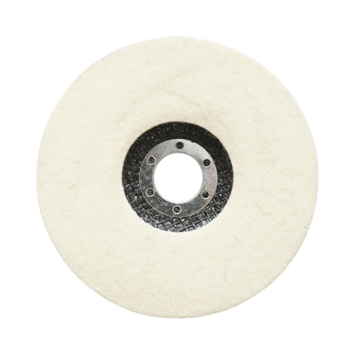 Disco lucidante in feltro 125x12x22,23 mm, per lucidatura e finitura di metalli, acciaio inossidabile e alluminio. Breckner Germany - immagine 3