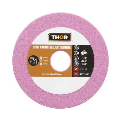 Disco per affilatura catena motosega 108x22,2x3,2mm, velocità 8850rpm THOR
