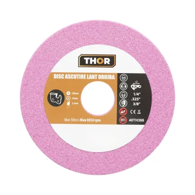 Disco per affilatura catena motosega 108x23x3,2mm, velocità 8850rpm THOR - immagine 2