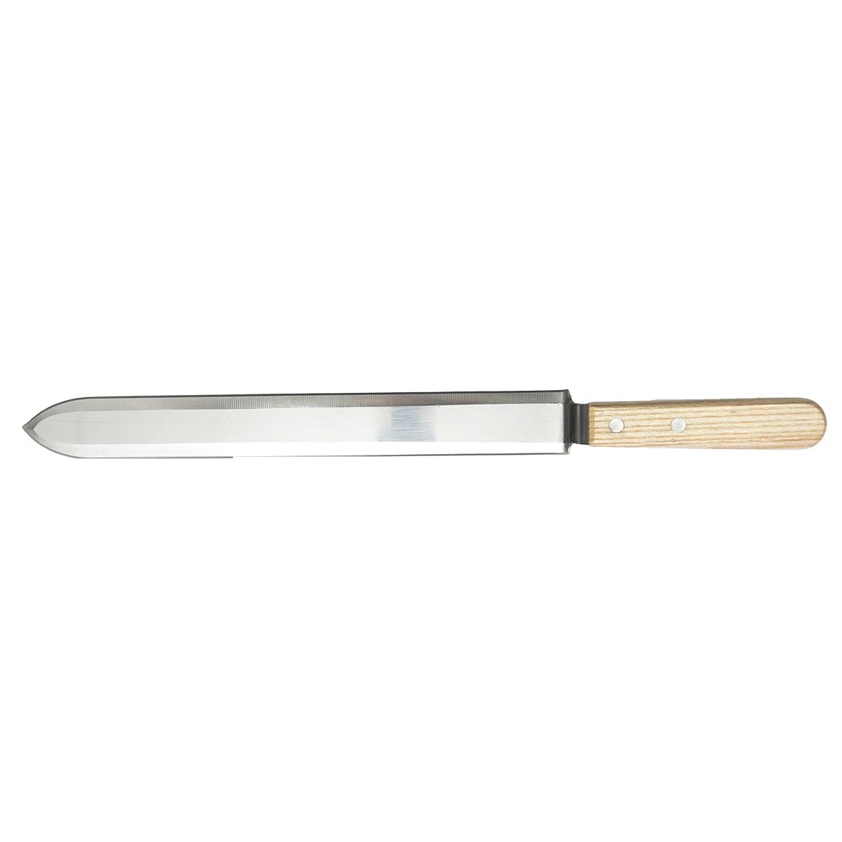 DISOPERCOLATORE lama liscia acciaio inox 400 mm Coltello Disopercolatore lama liscia