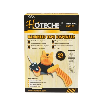 Dispenser nastro adesivo manuale - dispenser scotch per imballo 50mm Hoteche - immagine 6