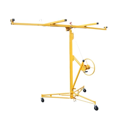 Dispositivo di sollevamento (gru) per cartongesso, OSB, MDF, truciolato, altezza di sollevamento 4,7 m Bourget - immagine 7