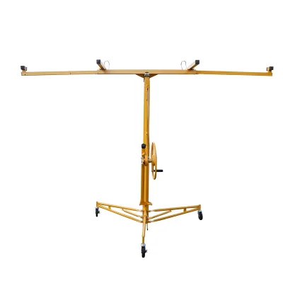 Dispositivo di sollevamento (gru) per cartongesso, OSB, MDF, truciolato, altezza di sollevamento 4,7 m Bourget - immagine 10