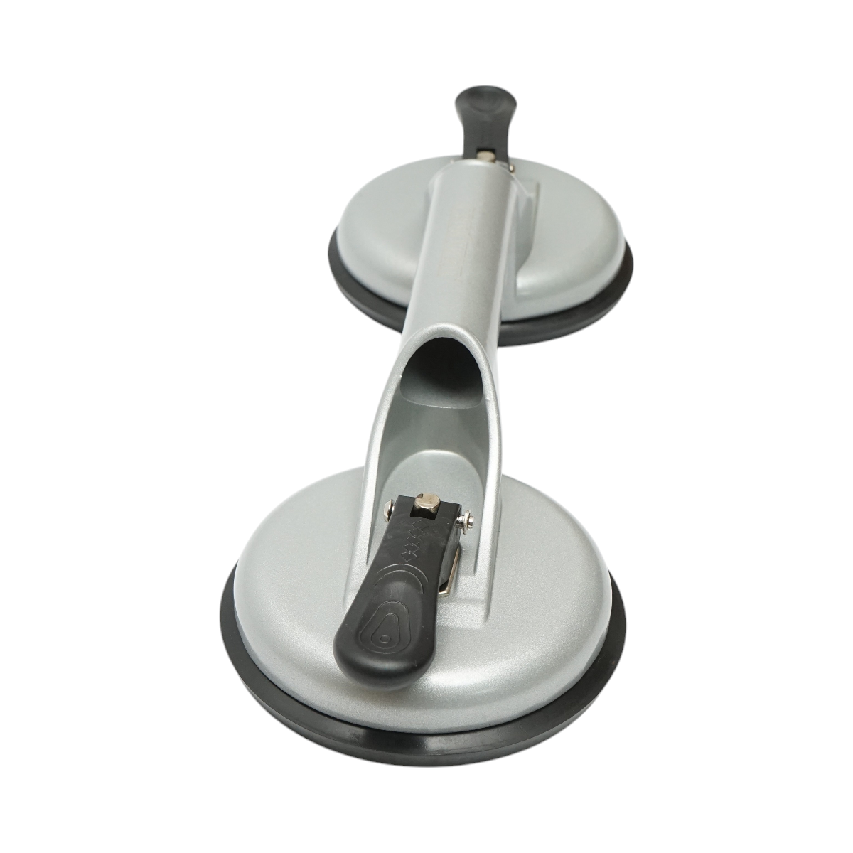 Dispositivo di sollevamento con 2 ventose in alluminio, diametro 118mm, capacità massima 80-100Kg, Crownman - immagine 8