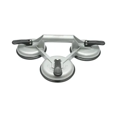 Dispositivo di sollevamento con 3 ventose in alluminio da 118 mm, portata 120-150 kg Crownman - immagine 3