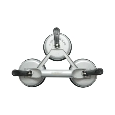 Dispositivo di sollevamento con 3 ventose in alluminio da 118 mm, portata 120-150 kg Crownman - immagine 5