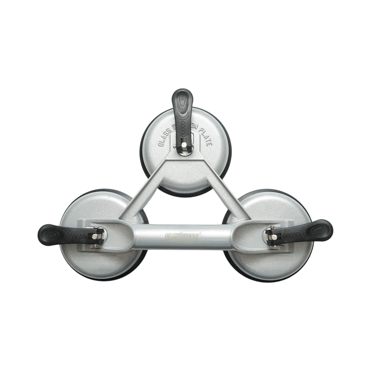 Dispositivo di sollevamento con 3 ventose in alluminio da 118 mm, portata 120-150 kg Crownman - immagine 5
