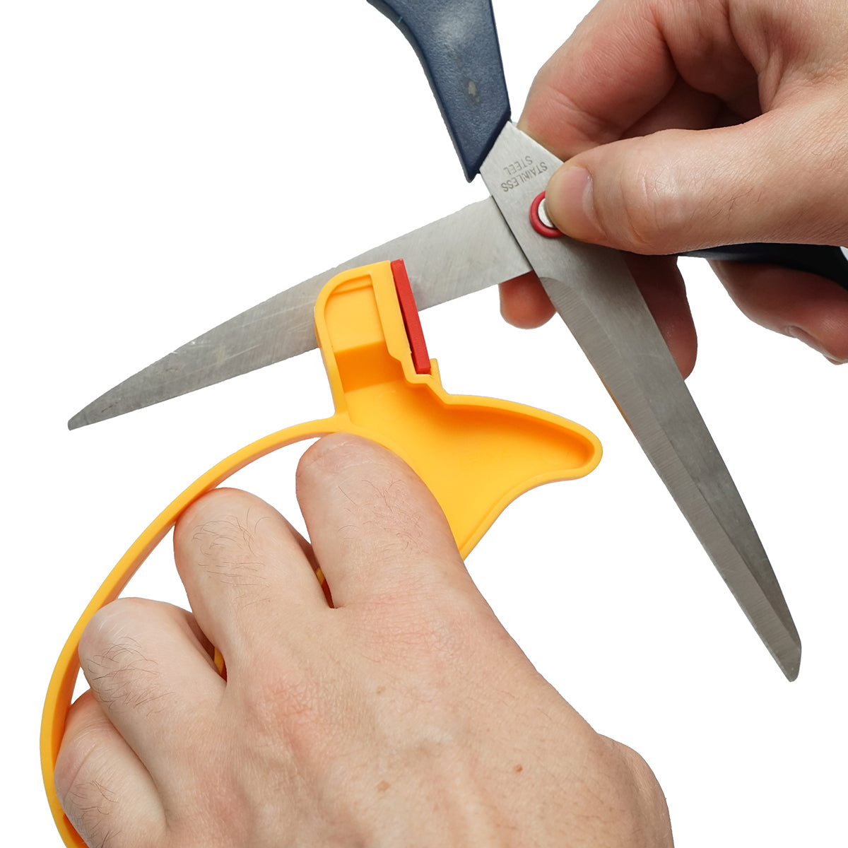 Dispositivo per affilare coltelli e forbici con manico Hoteche - immagine 2