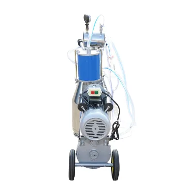 Dispositivo per mungitura di mucche, 1 postazione, 550W, 220V, bidone in acciaio inox da 25L, gruppo di mungitura con 2 manicotti, pressione del vuoto 45-50 kPa, pulsazioni 60-80 cpm. - immagine 9