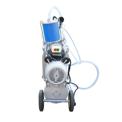 Dispositivo per mungitura di mucche, 1 postazione, 550W, 220V, bidone in acciaio inox da 25L, gruppo di mungitura con 4 manicotti, pressione del vuoto 45-50 kPa, pulsazioni 60-80 cpm - immagine 10