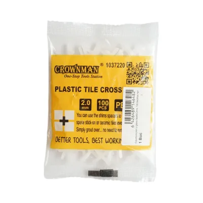 Distanziatori per piastrelle e piastrelle da pavimento 2 mm 100 pezzi/set Crownman - immagine 2