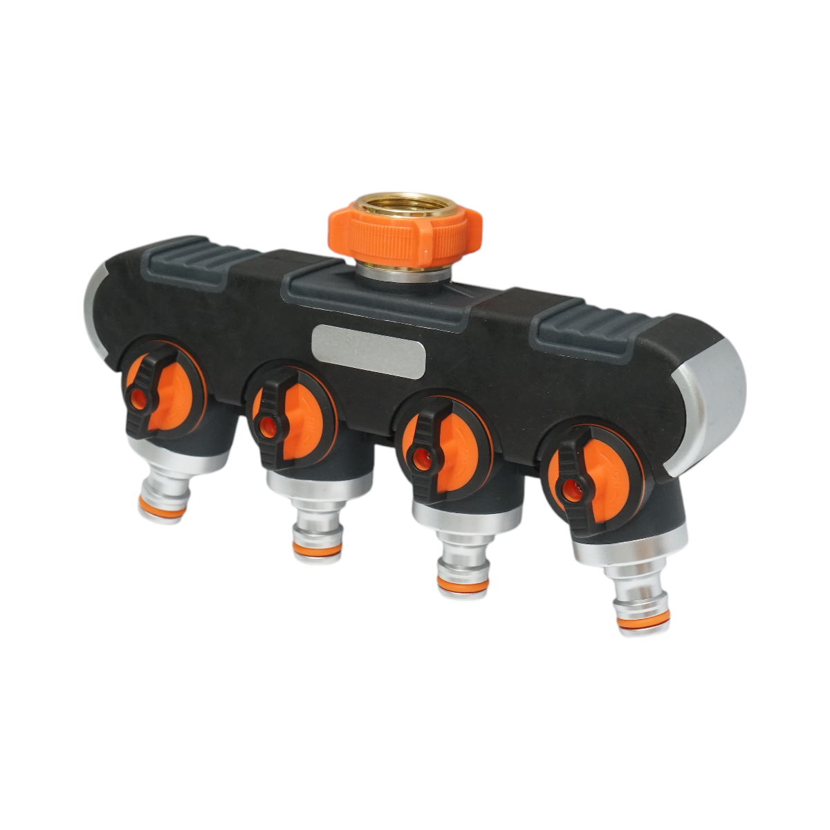 Distributore a 4 vie con rubinetti, connettori 1/2 e adattatore rubinetto 1/2-3/4 per tubo da giardino - immagine 5