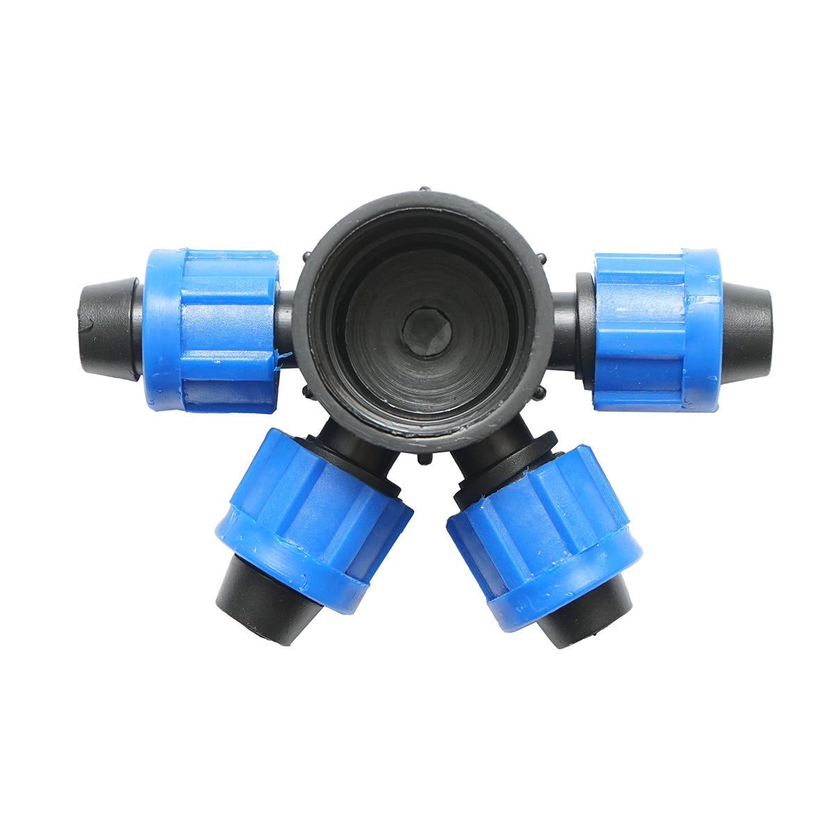 Distributore di connessione per tubo e banda di gocciolamento da 17mm con 4 teste per sistemi di irrigazione - immagine 5