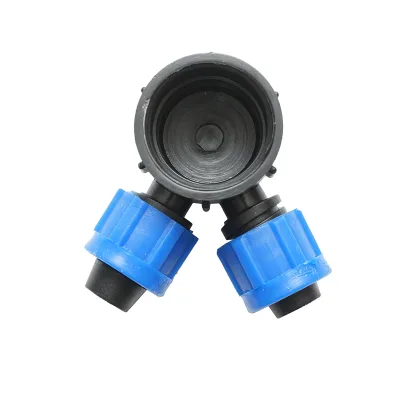 Distributore di connessione per tubo e tubo di gocciolamento da 16mm con 2 teste per sistemi di irrigazione - immagine 5