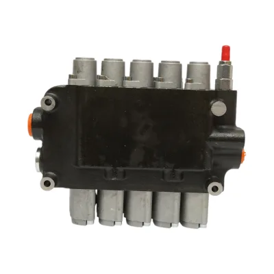 Distributore idraulico 5 leve, portata 80L/min, pressione 200 bar Breckner Germany - immagine 11