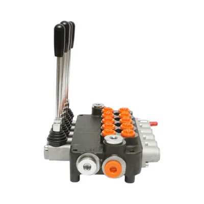 Distributore idraulico 5 leve, portata 80L/min, pressione 200 bar Breckner Germany - immagine 7