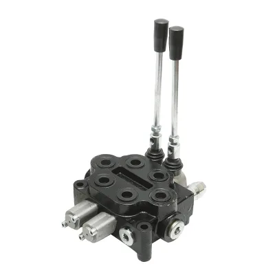 Distributore idraulico a 2 leve 150 Bar, portata 80 L/min M22x1,5mm - immagine 2