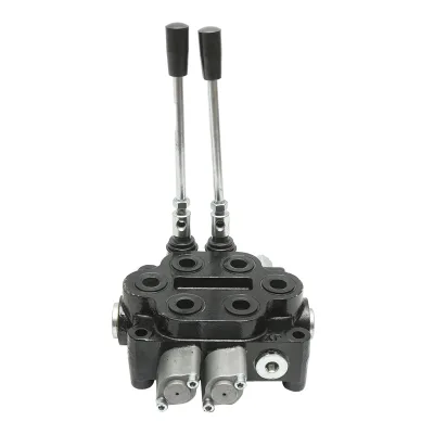 Distributore idraulico a 2 leve 150 Bar, portata 80 L/min M22x1,5mm - immagine 12