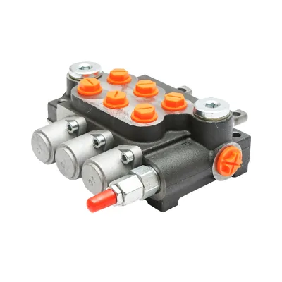 Distributore idraulico a 3 leve, lunghezza cavo 2,5 m pressione 250 bar portata 40 l/min - immagine 8