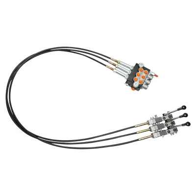 Distributore idraulico a 3 leve, lunghezza cavo 2,5 m pressione 250 bar portata 40 l/min