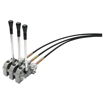 Distributore idraulico a 3 leve, lunghezza cavo 2,5 m pressione 250 bar portata 40 l/min - immagine 11