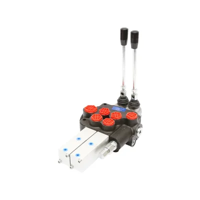Distributore idraulico P80 pneumatico 2 vie - immagine 2