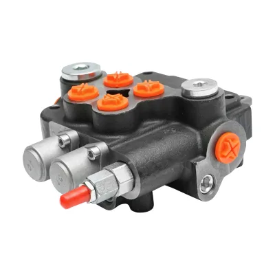 DISTRIBUTORE OLEODINAMICO 2 leve, lunghezza cavo 2m pressione 250 bar portata 80L/min - immagine 11